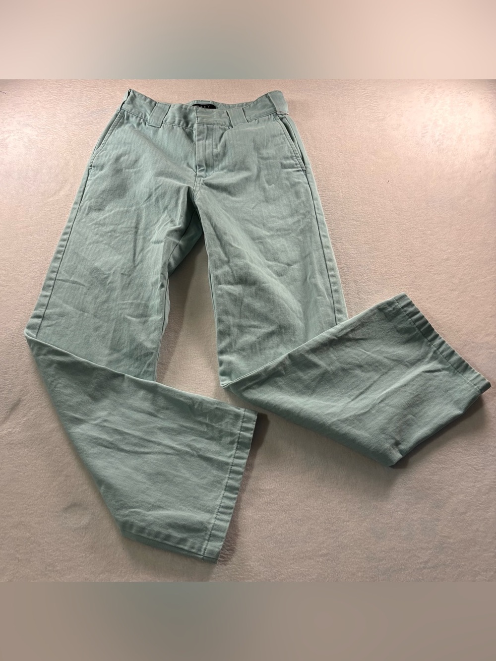 Obey Women's Straight-Leg Pants in Mint Green